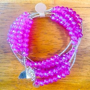 Handmade crystal bracelet